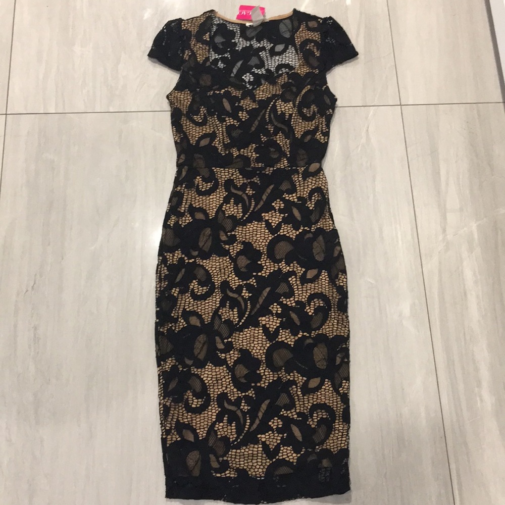 Black cocktail dress